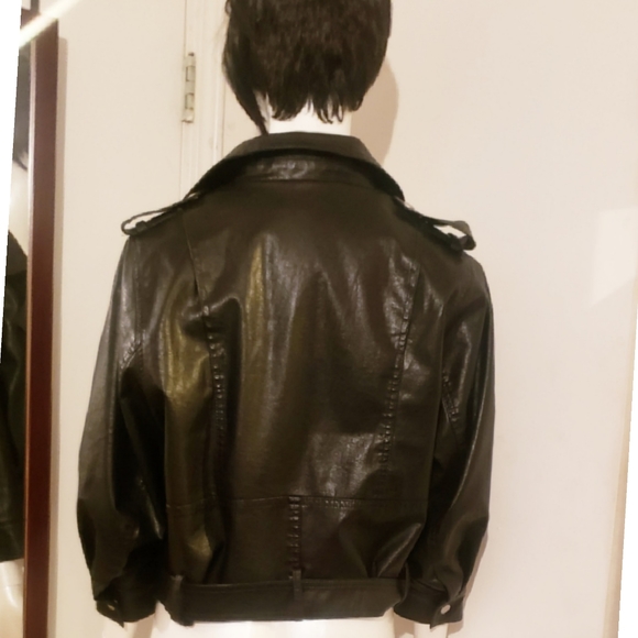 Evenuel Black Moto Jacket size L - Picture 2 of 5